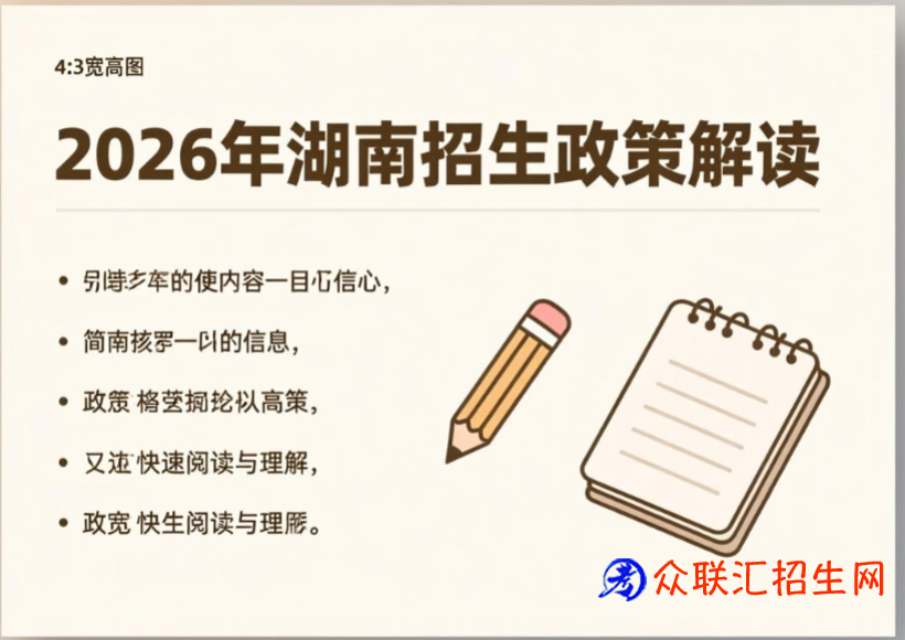 湖南：2026年全省高职院校单独招生政策解读